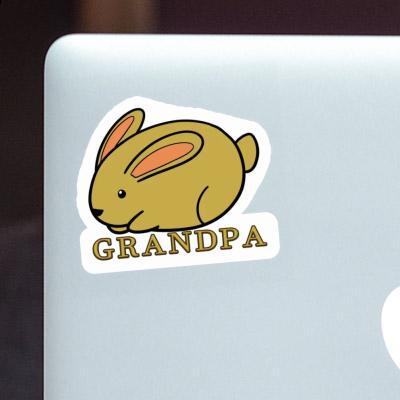 Grandpa Sticker Rabbit Image