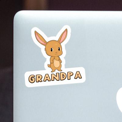 Grandpa Autocollant Lapin Gift package Image