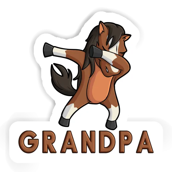 Autocollant Grandpa Cheval Gift package Image