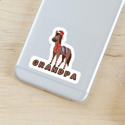 Sticker Pferd Grandpa Gift package Image