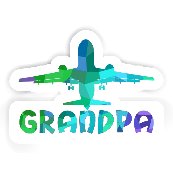 Autocollant Grandpa Jumbo-Jet Image