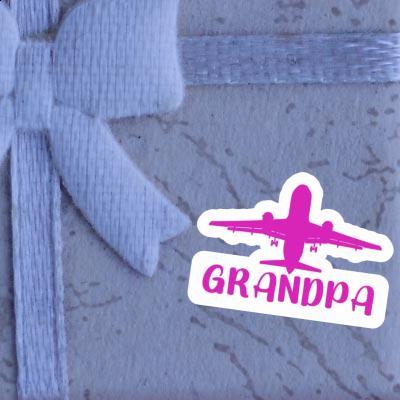 Jumbo-Jet Autocollant Grandpa Gift package Image