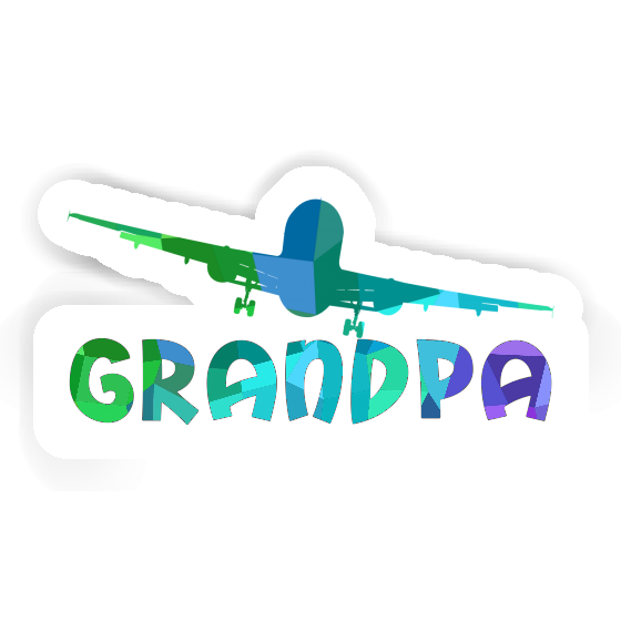 Avion Autocollant Grandpa Gift package Image