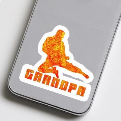 Karateka Sticker Grandpa Gift package Image