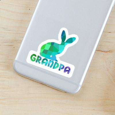 Grandpa Autocollant Lapin Gift package Image