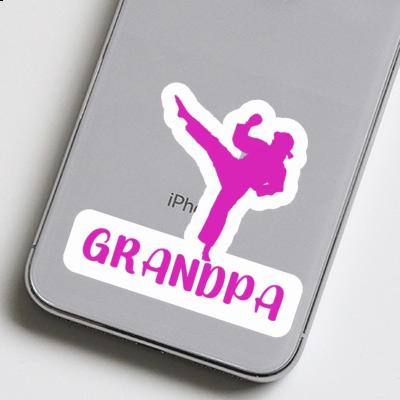 Sticker Grandpa Karateka Image