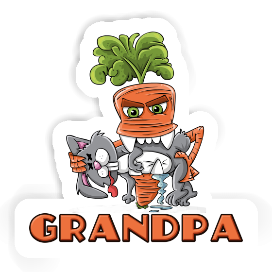 Carotte monstre Autocollant Grandpa Gift package Image