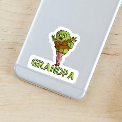 Sticker Grandpa Kiwi Laptop Image