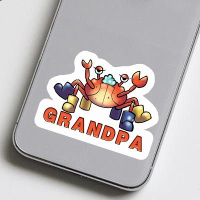 Autocollant Grandpa Crabe Laptop Image