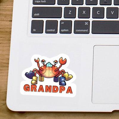 Crab Sticker Grandpa Gift package Image