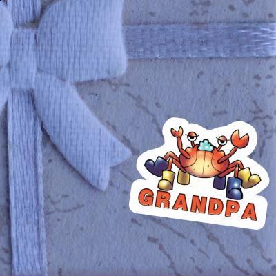 Crab Sticker Grandpa Gift package Image