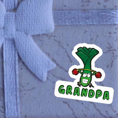 Autocollant Grandpa Poireau Gift package Image