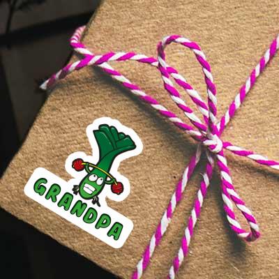 Sticker Weightlifter Grandpa Gift package Image