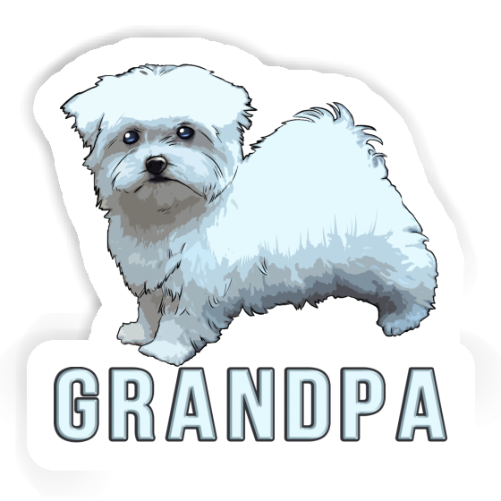 Autocollant Chien Grandpa Image