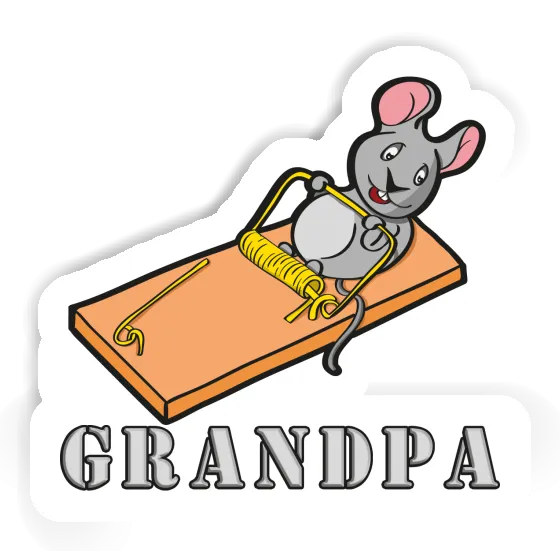 Souris Autocollant Grandpa Notebook Image