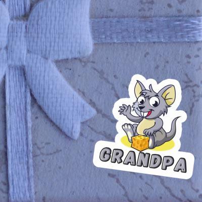 Sticker Grandpa Mouse Laptop Image