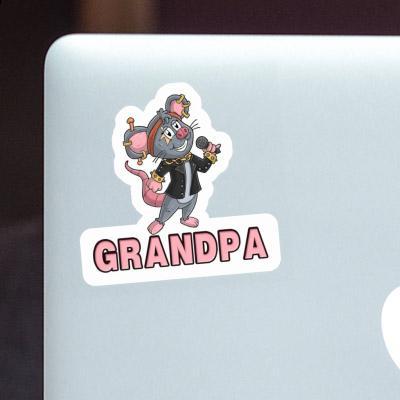 Sticker Singer Grandpa Laptop Image