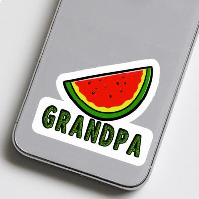 Sticker Melon Grandpa Notebook Image