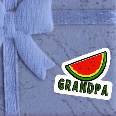 Sticker Melon Grandpa Gift package Image