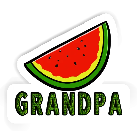 Sticker Melon Grandpa Gift package Image