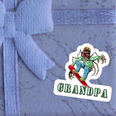 Sticker Grandpa Freerider Gift package Image