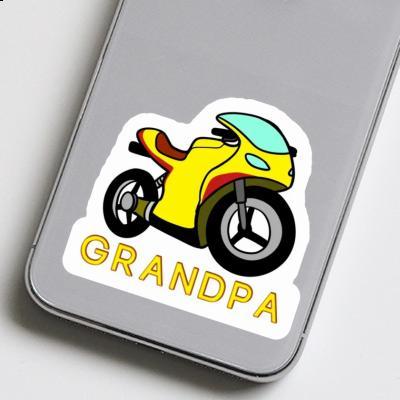 Autocollant Grandpa Motocyclette Gift package Image