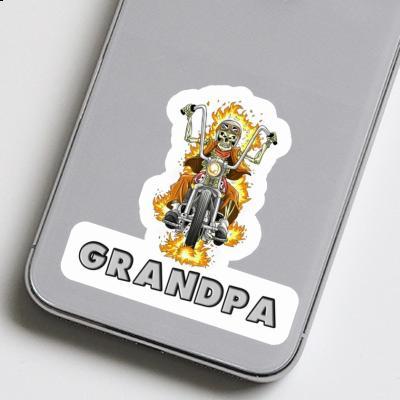 Sticker Grandpa Töfffahrer Gift package Image