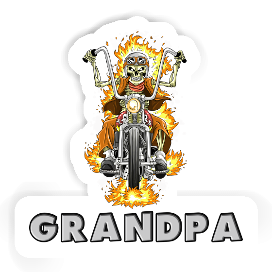 Sticker Grandpa Töfffahrer Notebook Image