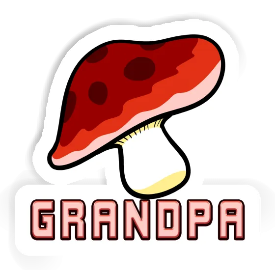 Grandpa Autocollant Champignon Laptop Image