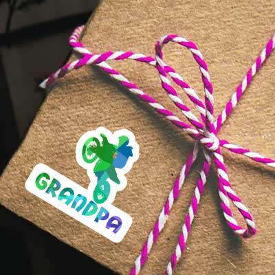 Autocollant Motocrossiste Grandpa Gift package Image