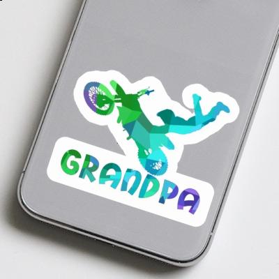 Motocross Jumper Sticker Grandpa Gift package Image