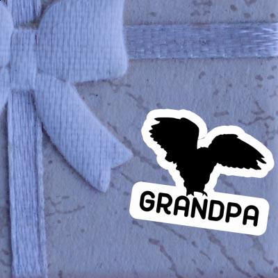 Owl Sticker Grandpa Laptop Image