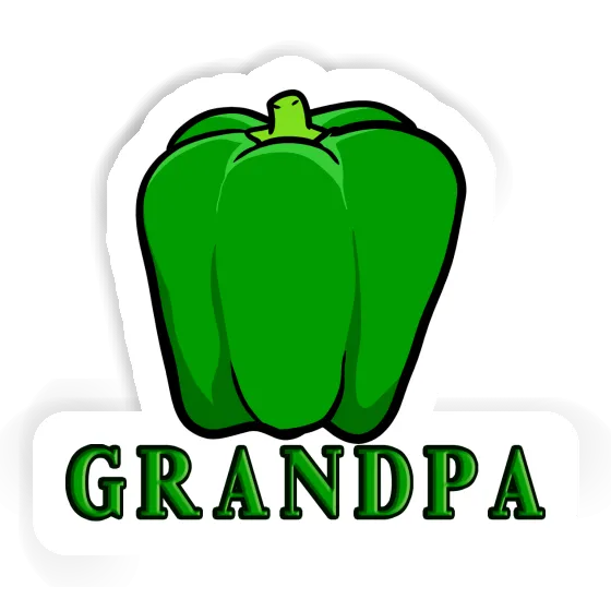 Grandpa Aufkleber Paprika Image