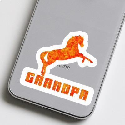 Autocollant Cheval Grandpa Gift package Image