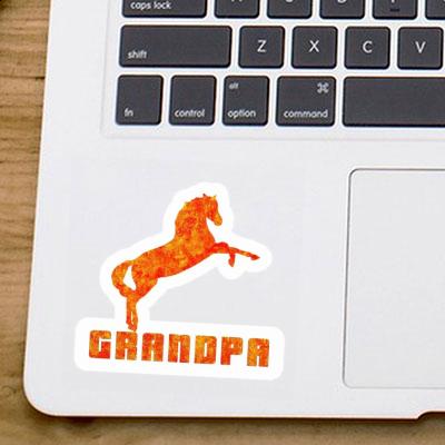 Autocollant Cheval Grandpa Gift package Image