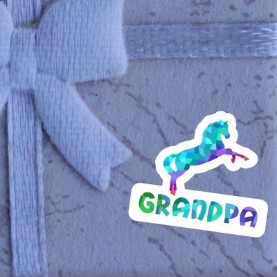 Aufkleber Grandpa Pferd Gift package Image