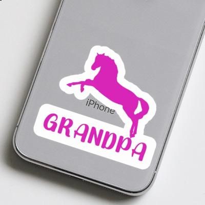 Cheval Autocollant Grandpa Laptop Image