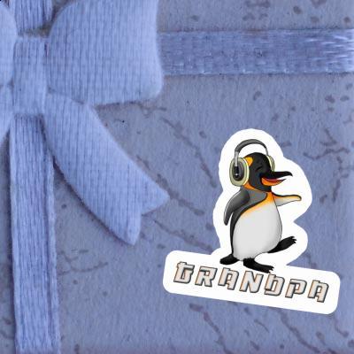 Grandpa Autocollant Pingouin Gift package Image