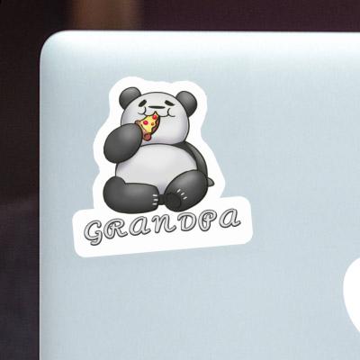 Pizza Panda Sticker Grandpa Gift package Image