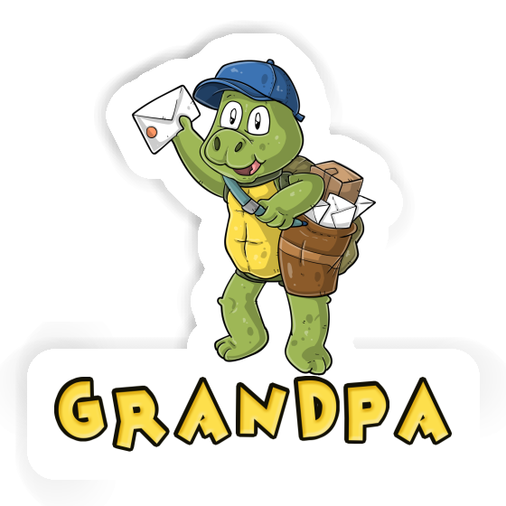 Pöstler Sticker Grandpa Image