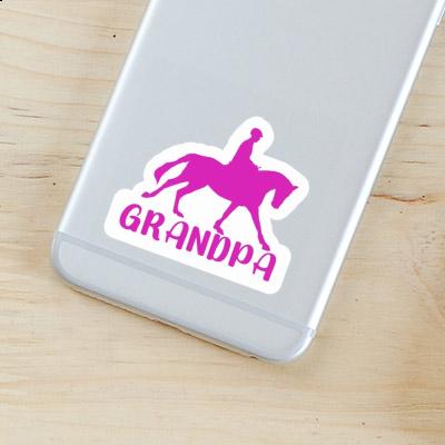 Sticker Grandpa Horse Rider Gift package Image