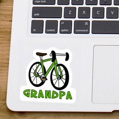 Autocollant Vélo de course Grandpa Laptop Image