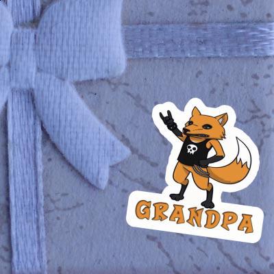 Grandpa Sticker Fox Gift package Image