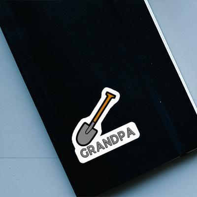 Autocollant Grandpa Pelle Laptop Image