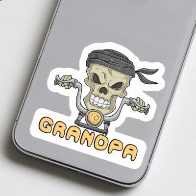 Autocollant Grandpa Motard Gift package Image