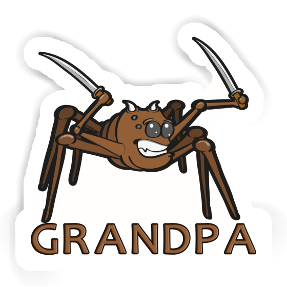 Aufkleber Kampfspinne Grandpa Image