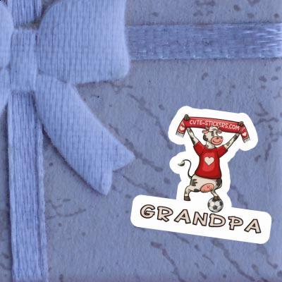 Vache Autocollant Grandpa Gift package Image