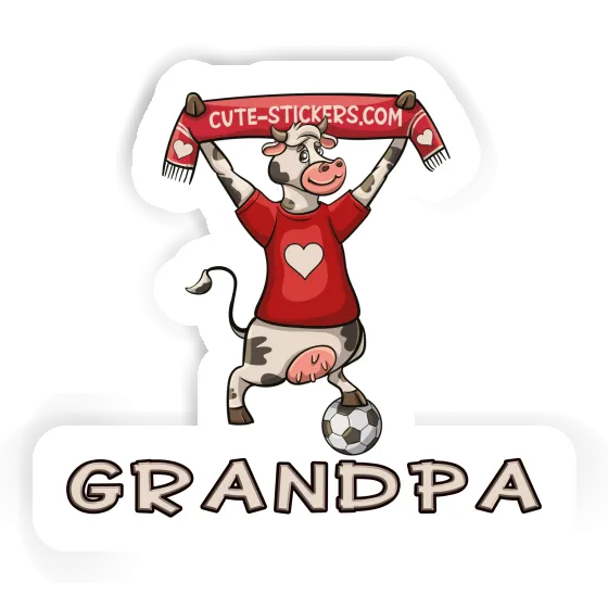 Grandpa Sticker Cow Laptop Image