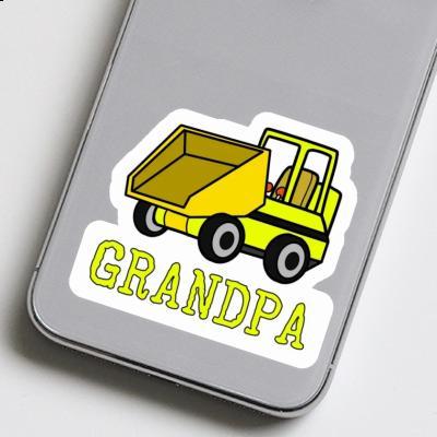 Autocollant Benne avant Grandpa Gift package Image