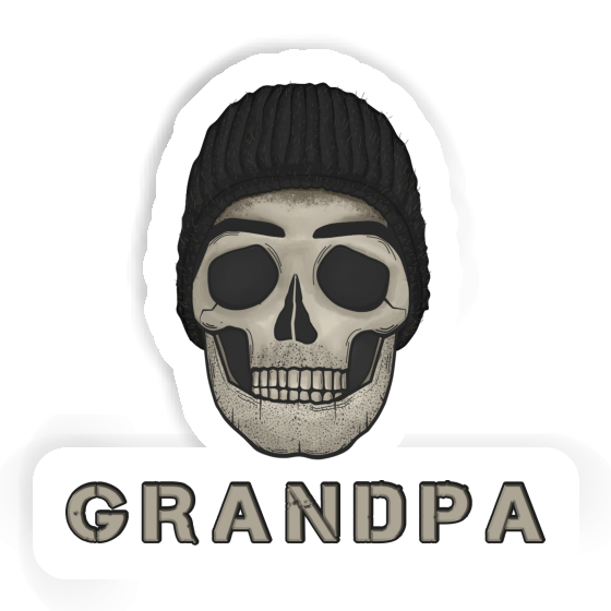 Tête de mort Autocollant Grandpa Gift package Image